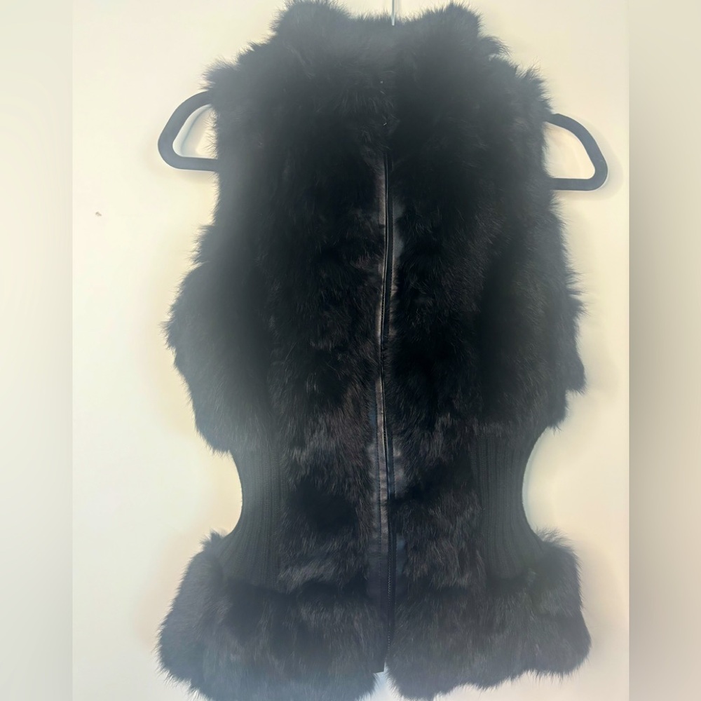 XS Precila Coat rabbit fur vest size XS